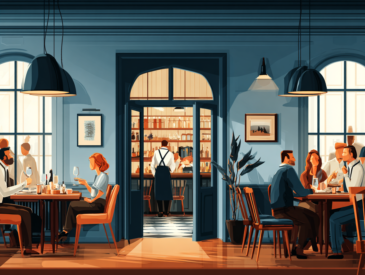 u8162462538 illustrative picture of restaurant ar 43 sref 121d735f 600d 40b7 9301 7f38833b401f 0